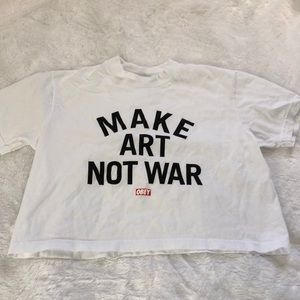 Make Art Not War Obey shirt